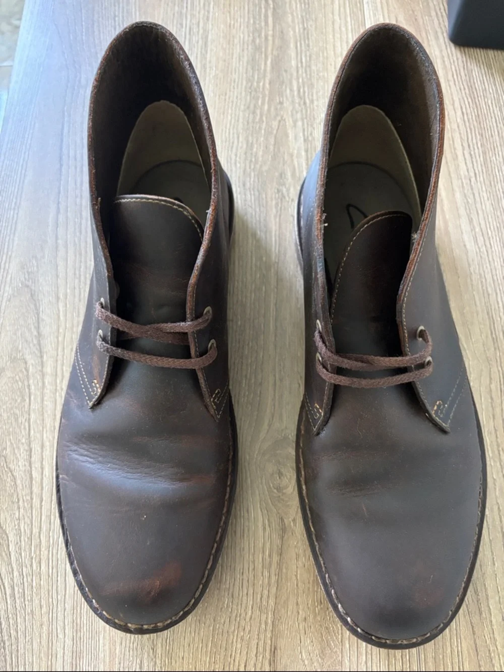 Clarks Men's Brown Leather Chukka Boots